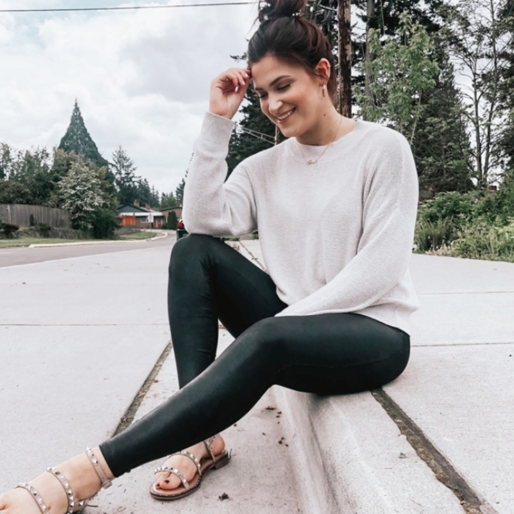 ASSETS by SPANX All Over Faux Leather Legg…